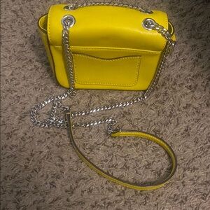 Yellow Chain Strap Women's Bag